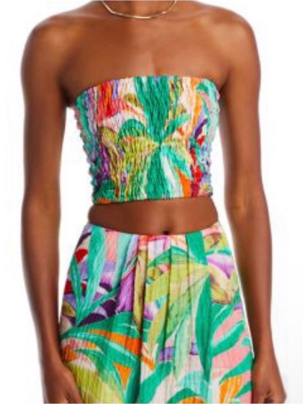 WAYF Palm Matching Skirt Set